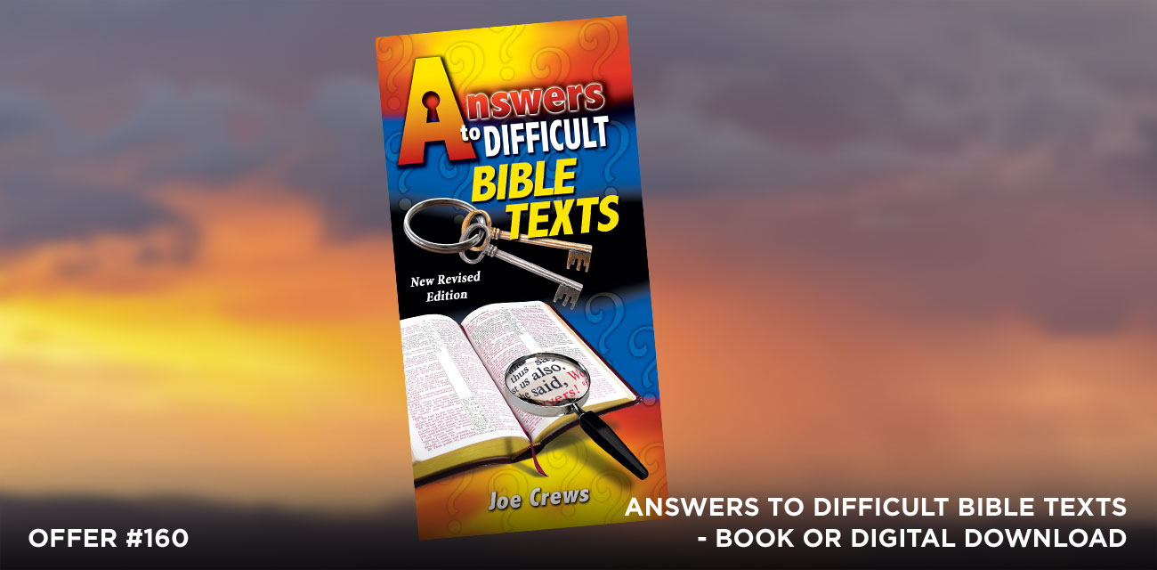 Answers to Difficult Bible Texts- Book or Digital Download